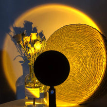 Load image into Gallery viewer, Sunset Projection Aesthetic Lamp USB Led Night Light Wall Lamp Photography Background for Home Living Room Bedroom Decoration
