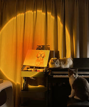 Load image into Gallery viewer, Sunset Projection Aesthetic Lamp USB Led Night Light Wall Lamp Photography Background for Home Living Room Bedroom Decoration