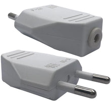 Load image into Gallery viewer, Black White 2.5A Korea Russia Germany EU Assemble Wiring Plug Power Cable Connector Female Male 2Pole Electrical Socket Plug