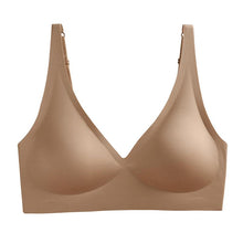 Load image into Gallery viewer, Japanese SUJI Invisible-button Black-technology Bra Non-trace Underwear Ladies No Steel Ring Small Chest Gathered Adjustment