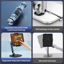 Load image into Gallery viewer, Ipad Stand Tablet Stand iPad Holder 360° Adjustable (Aluminium Alloy) LIVE Tablet Holder For 6-12.9 inch