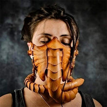 Load image into Gallery viewer, Halloween Mask Facehugger Costume Alien Facehugger Face Mask Face Hugger Costume Horror Props Rubber Scary Half Face Scorpion Mask