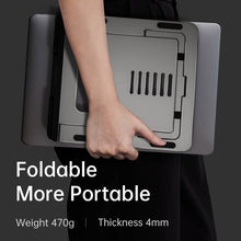 Load image into Gallery viewer, 6-Gear Laptop Stand 10KG Load-bearing Aluminum Alloy Lifting Stand Holder Portable Foldable Non-Slip Notebook Stand for 11-15.6 inch Laptop