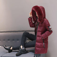Load image into Gallery viewer, Fashion Women Winter Casual Hooded Down Cotton Cotton-padded Jacket Warm Coats