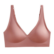 Load image into Gallery viewer, Japanese SUJI Invisible-button Black-technology Bra Non-trace Underwear Ladies No Steel Ring Small Chest Gathered Adjustment