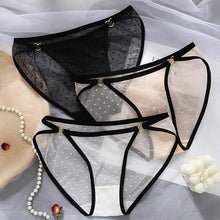 Load image into Gallery viewer, Women Panties Sexy Mesh Dots Underwear Knickers Female Seamless Briefs Lingerie Transparent Underpants KL130