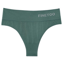 Load image into Gallery viewer, High Waist Seamless Thongs Women Soft T-back Panties M-2XL G-string Underwear Ladies Letter Bikini Underpants Female Lingerie