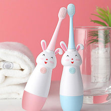 Load image into Gallery viewer, Children Smart Sonic Electric Bunny Toothbrush 3 Soft Bristles 31000 Stroke IPX7 Waterproof Function (Suitable For Over 3 Years Old)