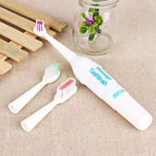 Load image into Gallery viewer, Electric Adult Massage Toothbrushes Waterproof Travel Whitening Tooth Brush with 2 Brush Heads