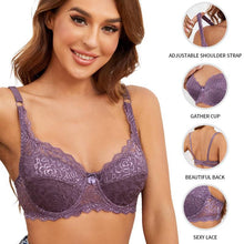 Load image into Gallery viewer, Lace Plus Size Bra Underwear Adjustable Push Up Comfortable Women Bra