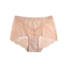 Load image into Gallery viewer, 10 Color Women Sexy Lace Panties Flowers Embroidery Underwear Mid Waist Butt Lift Seamless Briefs Plus Size Elasticity Panty