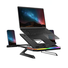 Load image into Gallery viewer, Laptop Stand Foldable Laptop Multifunction Table 9 Angle Adjustable Lifting Table Folding Rack Laptop Holder For 12-17 inch