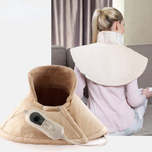 Load image into Gallery viewer, 220V - 240V 100W 60*62CM Winter Electric Neck and Shoulder Warmer Wrap Heating Pad Third Gear Temperature Controller LED EU Plug
