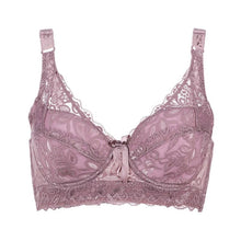 Load image into Gallery viewer, Women Embroidery Bra Anti-sag Gathered Bra Underwire Breathing Adjustable Bra Push-up Bras Plus Size 80B-105D