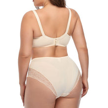 Load image into Gallery viewer, Floral Lace Lingeries For Women Plus Size Bra Set D Cup XL 2XL 3XL 4XL 5XL 6XL Full Cup Bras And Ultra Thin Underpants