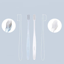 Load image into Gallery viewer, 2 Pcs / Bag Orthodontic Toothbrush Concave and Convex Brush DuPont Bristles With Silver Ions