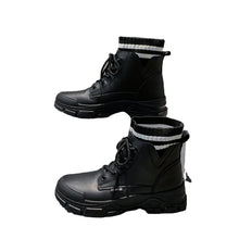 Load image into Gallery viewer, Women's British Style Autumn and Winter Boots All-Matching Women's Shoes Thick Bottom Height Increasing Locomotive Ankle Boots Tide
