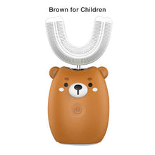 Load image into Gallery viewer, Children's Electric Toothbrush Cartoon Blu-ray Whitening Teeth Brush Rechargeable Waterproof Sound W