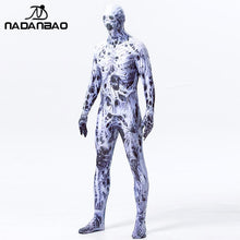 Load image into Gallery viewer, Women/Men Cosplay Rompers Halloween Carnival Zombie Jumpsuit 3D Printed Horror Costumes