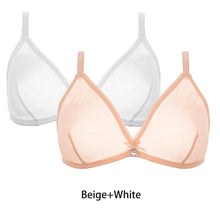 Load image into Gallery viewer, Varsbaby Women Sexy 2Pcs See-Through Plus Size Sexy Lingerie Bra