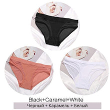 Load image into Gallery viewer, Women Low Waist Panties M-XL Ladies Briefs Female Underwear Fashion Lingerie Transparent Mesh Underpants