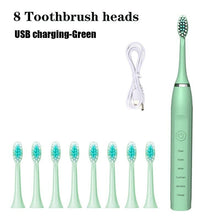 Load image into Gallery viewer, Ultrasonic Electric Toothbrush Rechargeable Tooth Brushes Washable Electronic Whitening Teeth Brush
