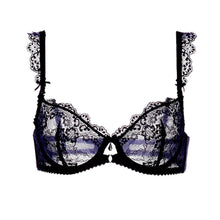 Load image into Gallery viewer, Underwear Varsbaby Sexy Unlined Balconette Demi-Cup Underwire Lace Bra