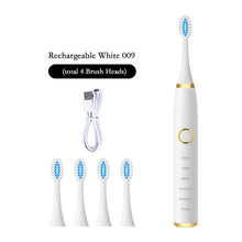 Load image into Gallery viewer, Sonic Vibrative Smart Electric Toothbrushes IPX7 Waterproof for Adults Smart Timer Rechargeable Whitening Toothbrush