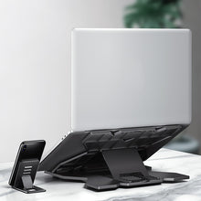 Load image into Gallery viewer, Ipad/Laptop Stand Portable Foldable computer Stand With 360° Rotation 9 Speed Adjustment Foldable Notebook Radiator Rack for ALL Laptop