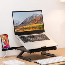 Load image into Gallery viewer, Laptop Stand Foldable Laptop Multifunction Table 9 Angle Adjustable Lifting Table Folding Rack Laptop Holder For 12-17 inch