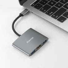 Load image into Gallery viewer, 3 in 1 Extension Hub USB Type C to HDMI / USB 3.0 Adapter Converter Type-C Docking Station Data Hub for Laptop Computer PC Macbook