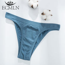 Load image into Gallery viewer, Seamless Knickers Cotton Crotch Briefs Women Sexy Thongs Panties Lady G-String Low Waist Biniki