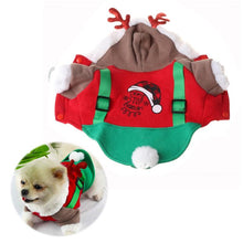 Load image into Gallery viewer, Warm Pet Puppy Clothes Christmas Halloween Cosplay Funny Dog Party Costume Cute Antlers Hoodies
