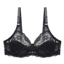 Load image into Gallery viewer, Sexy Women Lace Plus Size Bra Cotton Bralette Lingerie Female Floral Brassiere Intimates Big Bras