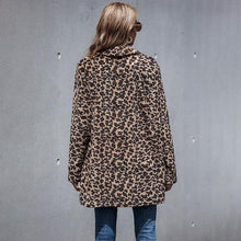 Load image into Gallery viewer, European and American Women's Fur Imitation Coat Women's Autumn and Winter Mid Long Woolen Coat