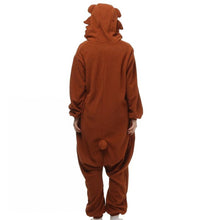 Load image into Gallery viewer, WOTOGOLD Animal Cosplay Costume Coffee Bear Unisex Adult Pajamas