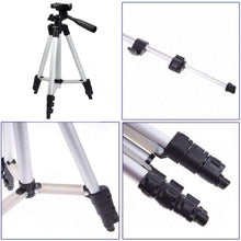 Load image into Gallery viewer, Portable Lightweight Camera Tripod & Ball Head & Phone Clip + Carrying Bag For Canon Nikon Sony DSLR
