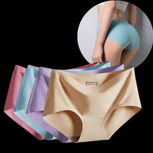 Load image into Gallery viewer, Women's Fashion Seamless Elastic Underwear Breathable Quick-Dry Ice Silk Panties Briefs Comfy High Quality