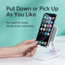 Load image into Gallery viewer, Mobile Phone Stand Foldable Portable Tablet Bracket Adjustable Desktop Phone Holder for iPhone Samsung iPad Air Oppo Vivo HUAWEI Xiaomi