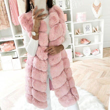 Load image into Gallery viewer, Womens Faux Fur Gilet Vest Sleeveless Waistcoat Body Warmer Jacket Coat Outwear