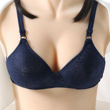 Load image into Gallery viewer, Women Gathered Bra Cotton Soft And Comfortable Thin Mold Cup Women's Breast Bras Underwear