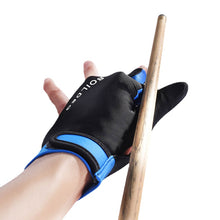 Load image into Gallery viewer, 1044 Table Tennis Gloves High Elastic Wear-Resistant Lycra Dew Three Fingers Billiard Gloves