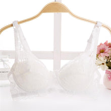 Load image into Gallery viewer, Women Lace Bra Deep V Push Up Brassiere Shaping Padded Bras Underwear Embroidery Lingerie Plus Size Bra