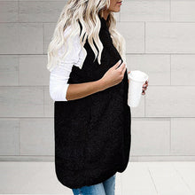 Load image into Gallery viewer, Womens Vest Winter Warm Hoodie Outwear Casual Coat Faux Zip Up Sherpa Jacket