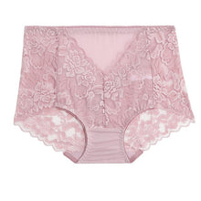 Load image into Gallery viewer, M-3XL High Waist Panties Plus Size Lace Underwear Women Sexy Lace Briefs Ladies Mesh Underpants Soft Panty Lingerie 2023