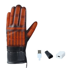 Load image into Gallery viewer, Heating Electrically Heated Gloves Male Motorcycle Battery Car Winter Riding Warm Female USB Charging