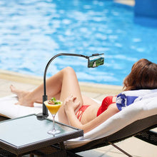 Load image into Gallery viewer, Camera Gooseneck Mount Portable Adjustable Phone Clamp Bracket Monopod