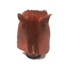 Load image into Gallery viewer, Realistic Horse Head Masks Full Head Fur Mane Latex Creepy Animal Mask For Halloween Party Costume
