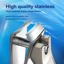 Load image into Gallery viewer, Llano Large Flat Mouth Nail Clippers Stainless Steel Clipper Fingernail Cutter Manicure Tools