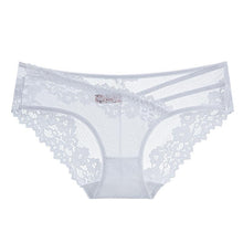 Load image into Gallery viewer, Women's Sexy Lace Panties Summer Low Waist Breathable Briefs Irregular Belt Underwear